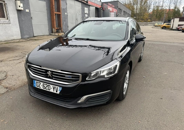 Peugeot 508 cena 35999 przebieg: 227000, rok produkcji 2016 z Słubice małe 326